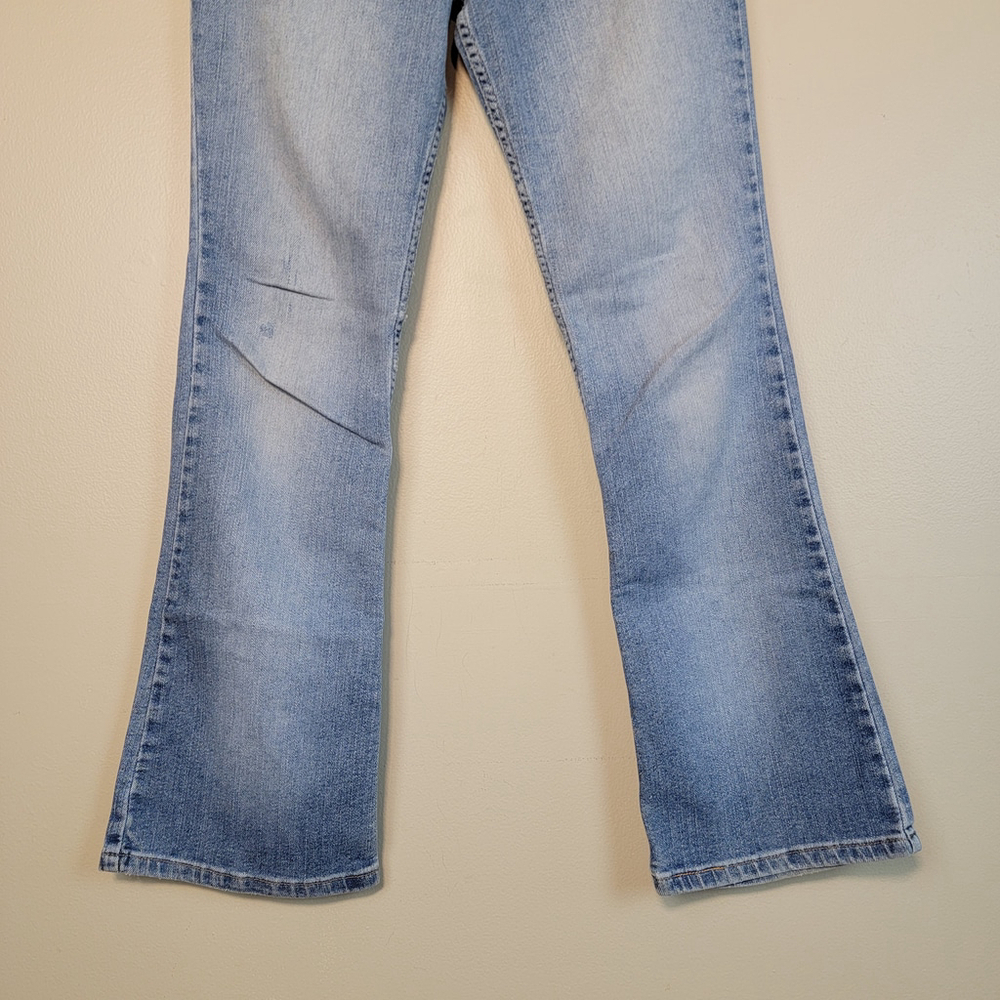 Vintage Levi's 518 Super Low Stretch Boot Cut Bootcut Medium Wash 5 S Jeans Y2K - Picture 6 of 11